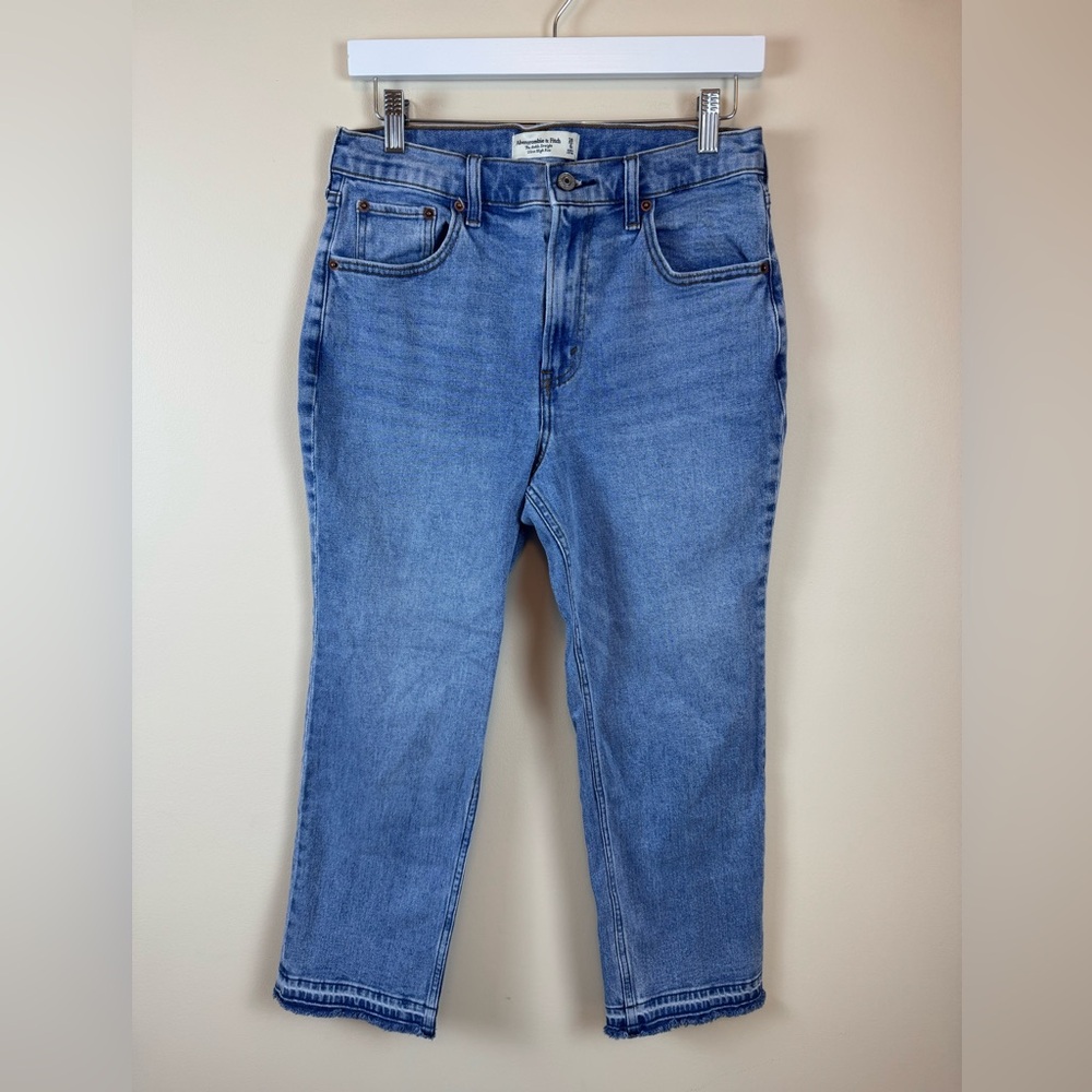 Abercrombie & Fitch The Ankle Straight Ultra High Rise